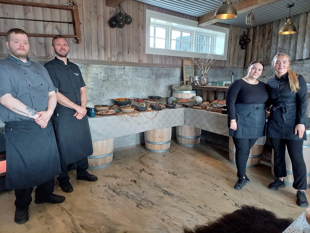 Flatey Island from Husavik, Iceland