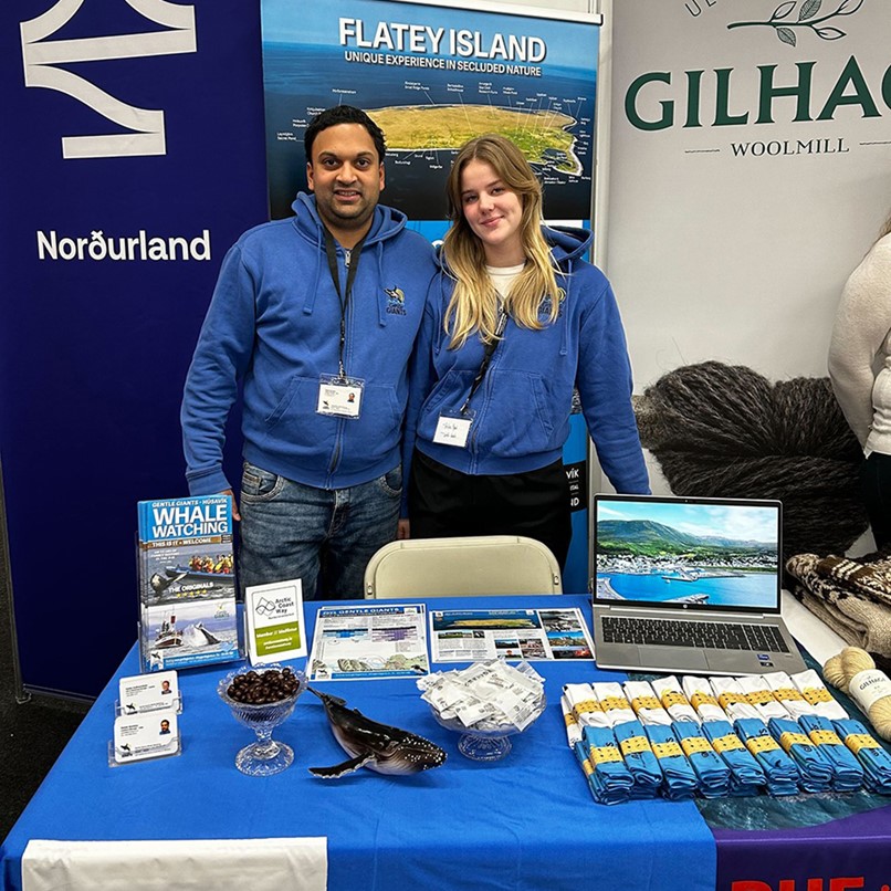 Gentle Giants attend travel show Mannamót Reykjavík Visit Iceland