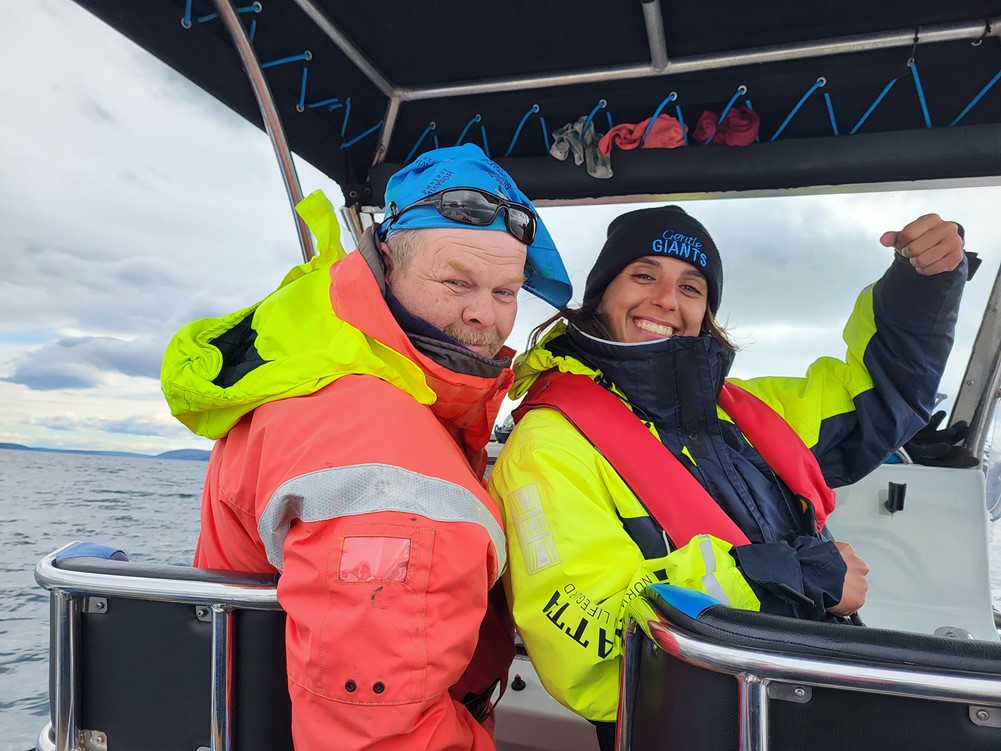 Join the Gentle Giants team in Húsavík Iceland, whale watching and great company