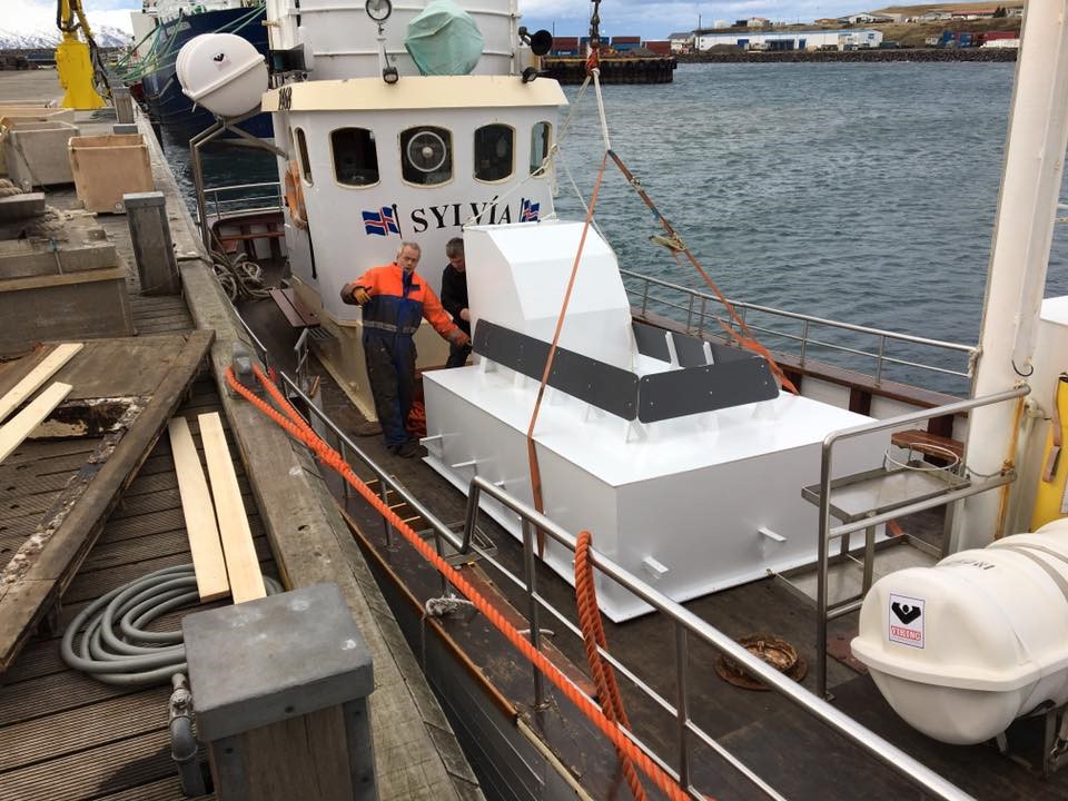 Whale watching boat Sylvía Húsavík, Iceland