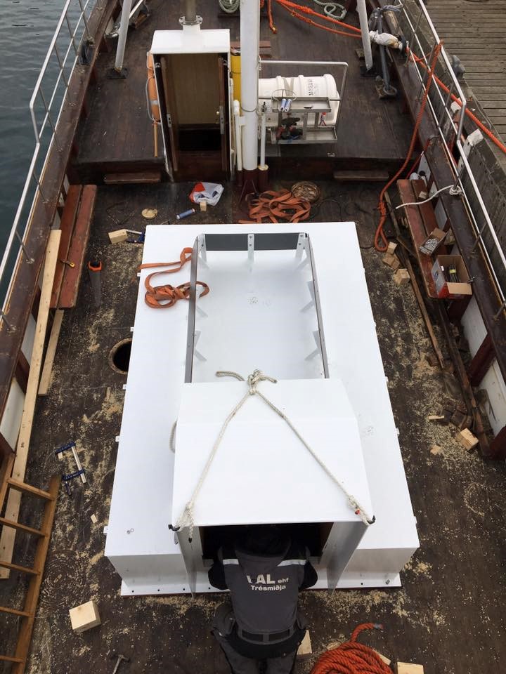 Whale watching boat Sylvía Húsavík, Iceland