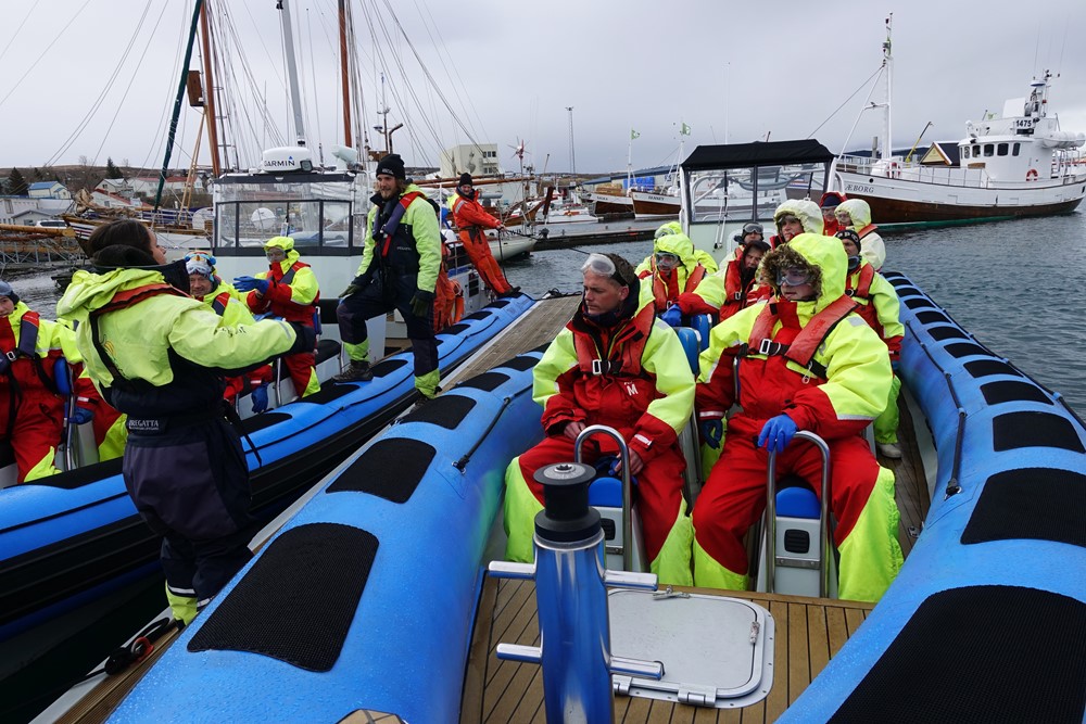 Gentle Giants Whale Watching, Húsavík, Iceland, RIB speedboat