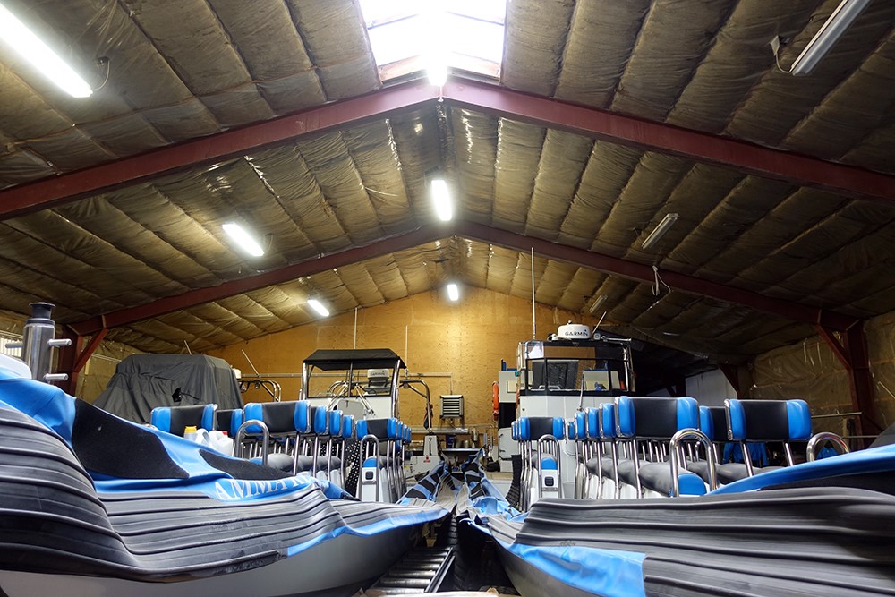 Gentle Giants maintenance facilities Húsavík Iceland