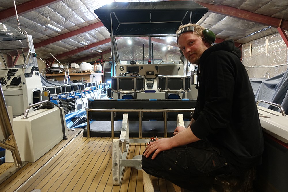 Gentle Giants maintenance facilities Húsavík Iceland