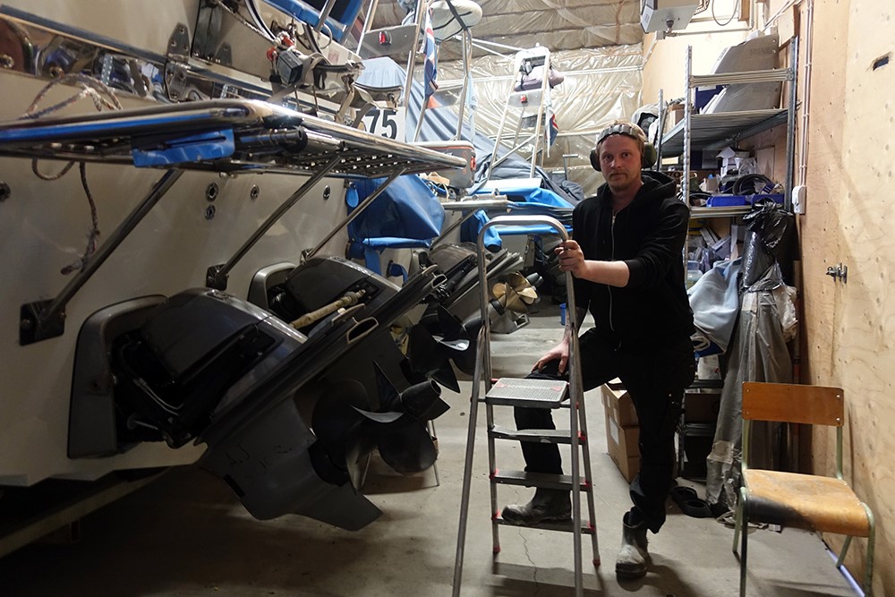 Gentle Giants maintenance facilities Húsavík Iceland