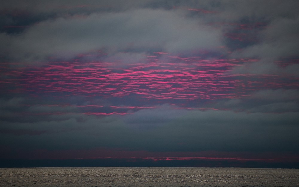 Sunset in Skjálfandi Bay Húsavík Iceland Gentle Giants Whale Watching