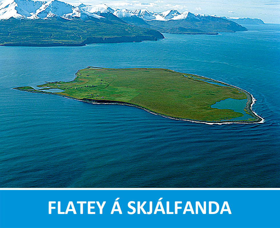 Flatey á Skjálfanda frá Húsavík, Ísland