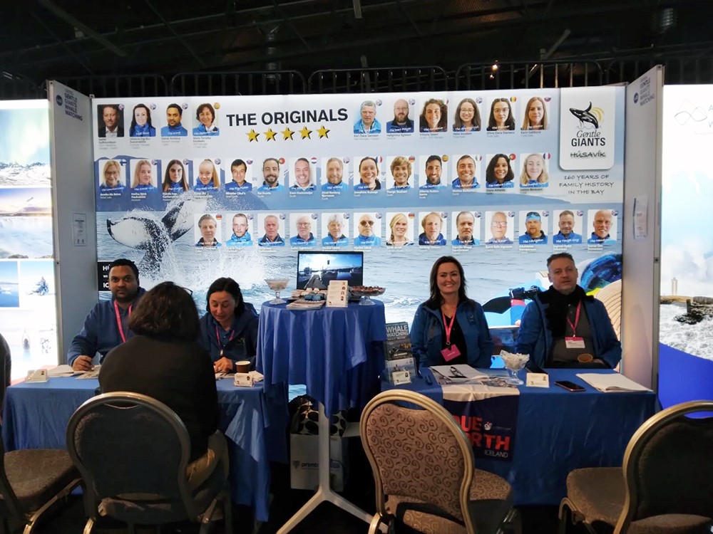 Gentle Giants Whale Watching at Icelandair Mid-Atlantic Tradeshow in Reykjavík 2023